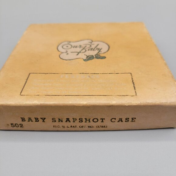 Widco Our Baby Snapshot Mini Album Baby Fine Bristle Hair Brushes Pink Floral - Picture 6 of 10